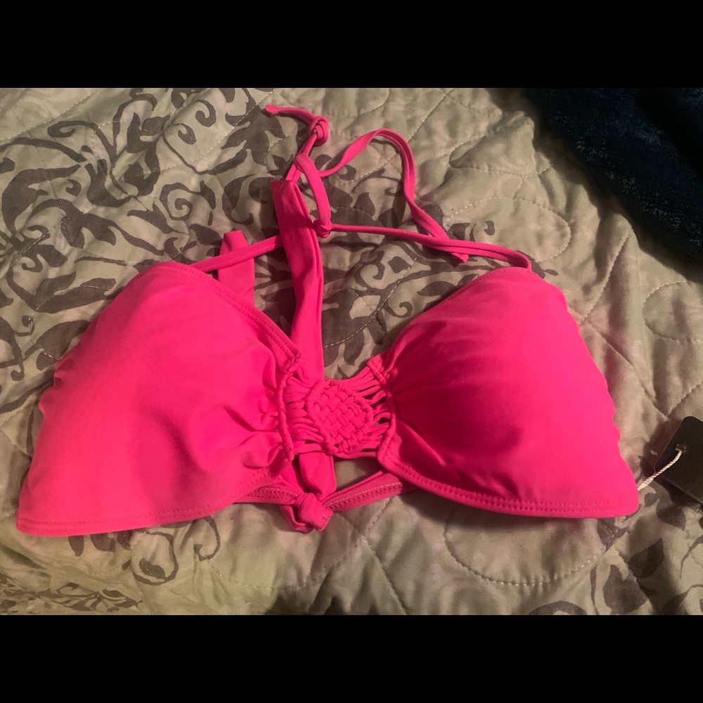 NWT Stylish Pink Bikini Top